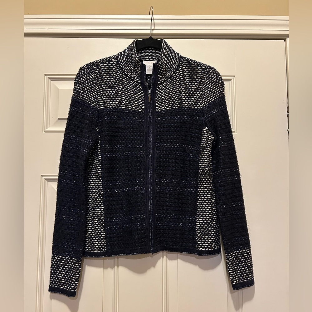 NWT Chico’s Tasha Tweed Cardigan Sweater